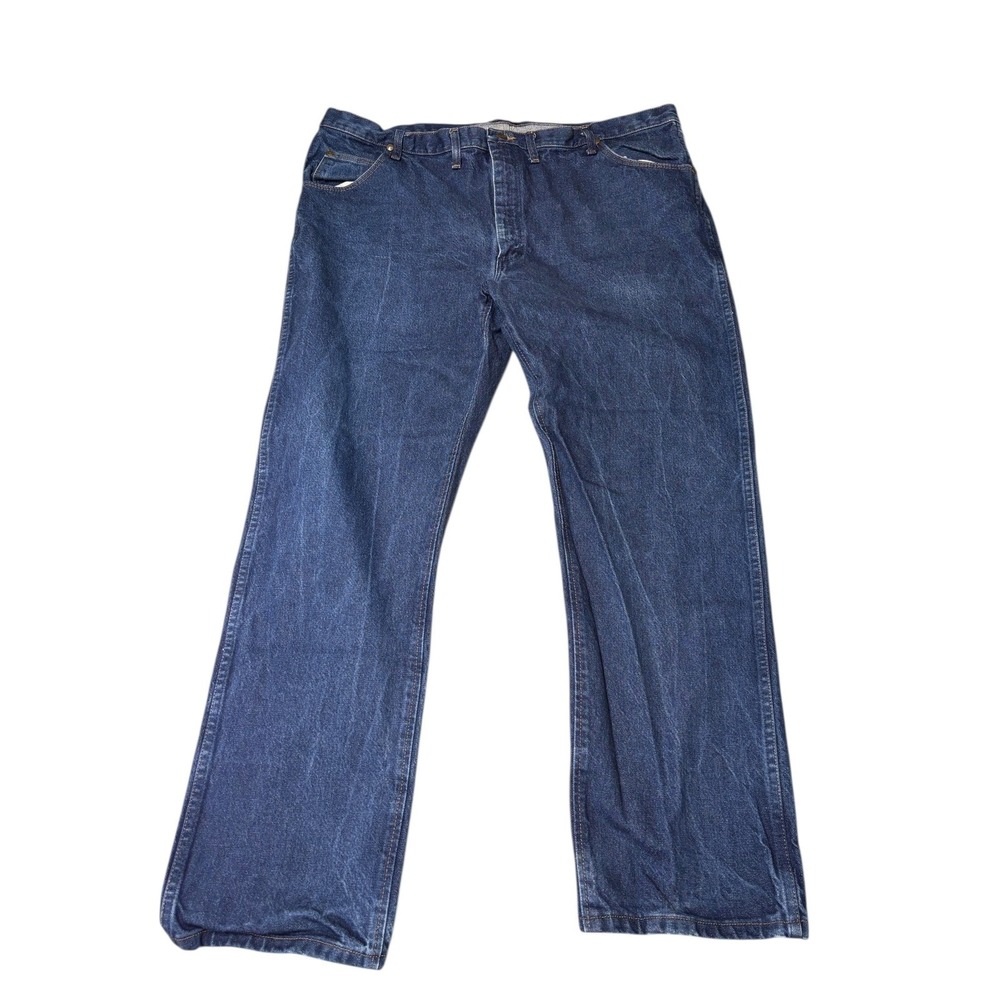 Wrangler‎ 0047MWZ Dark Wash Denim Jeans Men's Regular Fit 44x31